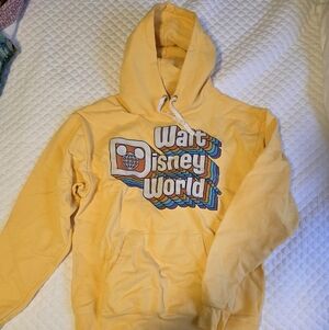 Disney Golden Hoodie with Blue Logo